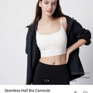 Uniqlo Seamless Half Bra Camisole